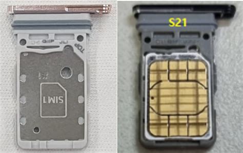 How to install SIM cards in the S21, S21+ and S21 Ultra.